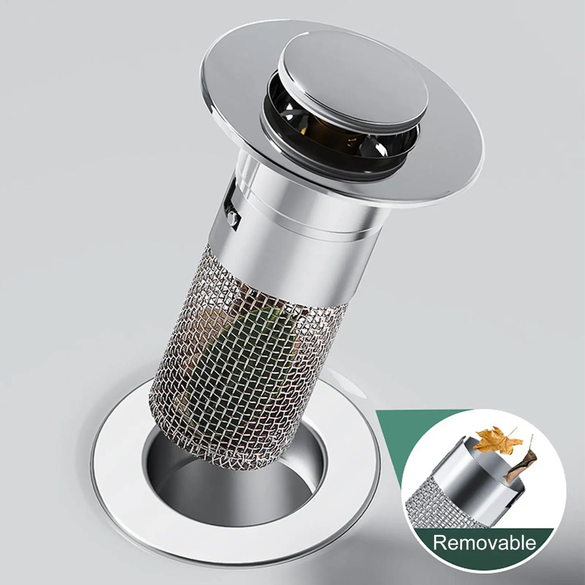 Sink Drain Strainer & Hair Catcher – Anti-Clog Filter Plug Drain Strainer Filter Axl