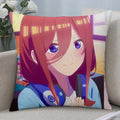 Miku Nakano Waifu Linen Cushion Cover – Anime Pillowcase Anime Cushion Cover Axl White1 60X60cm