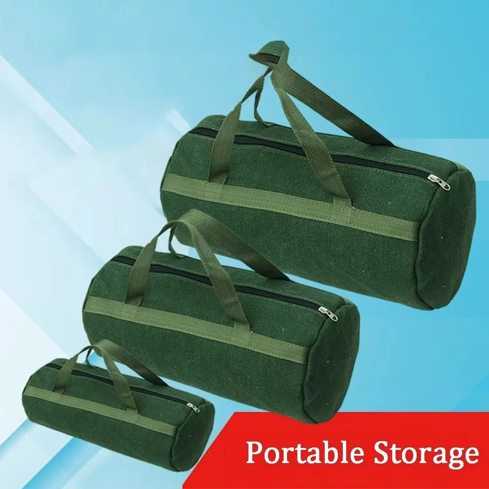 Thick Canvas Tool Storage Bag – Large Capacity Organizer Canvas Tool Bag Axl