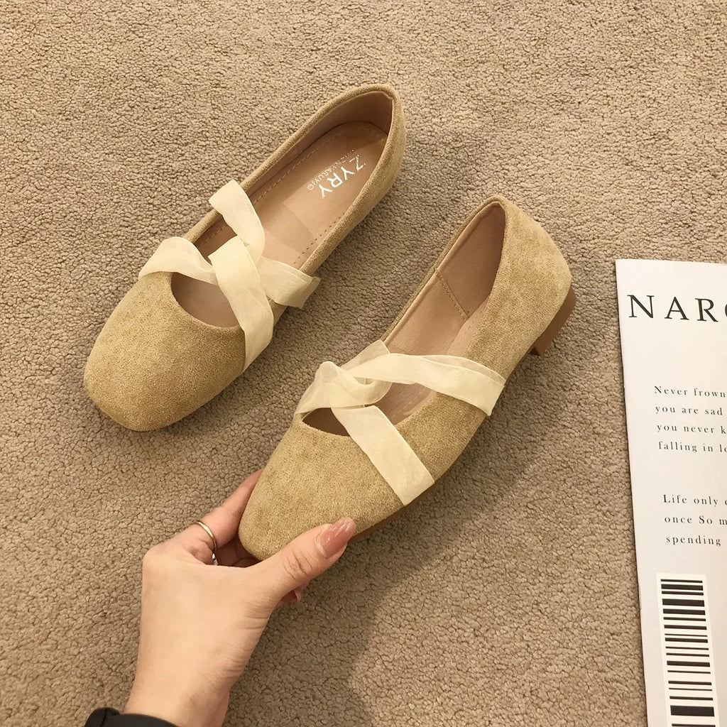 Women's Bow Tie Mary Jane Flats – PU Leather Slip-On Loafers Mary Jane Flats Axl