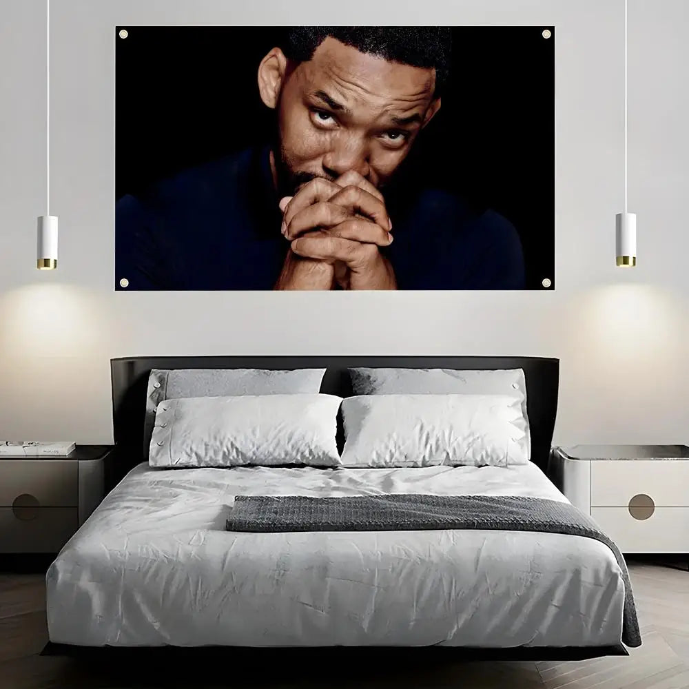 Will Smith Fan Art Flag – Indoor & Outdoor Wall Banner Decorative Wall Flag Axl