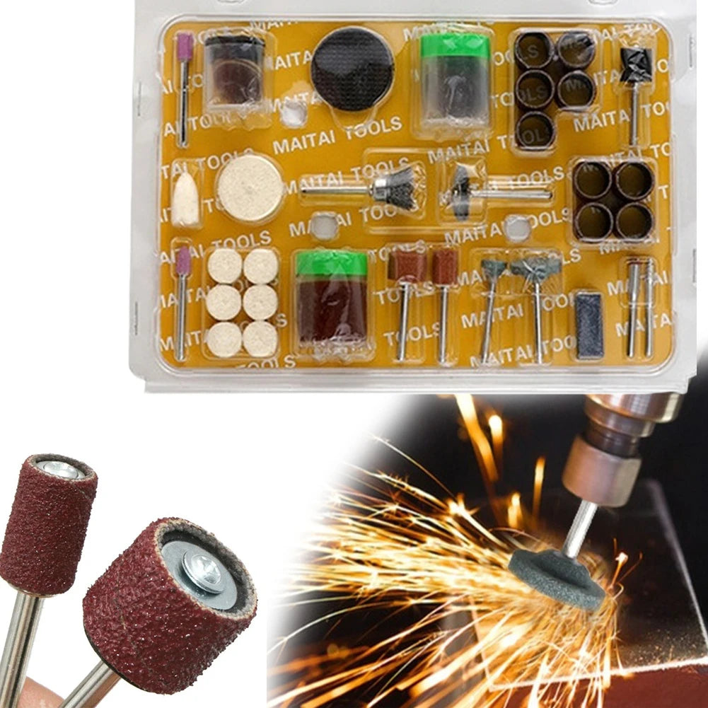 Rotary Tool Accessory Set – Sanding, Grinding & Polishing Kit Rotary Tool Accessory Kit Axl