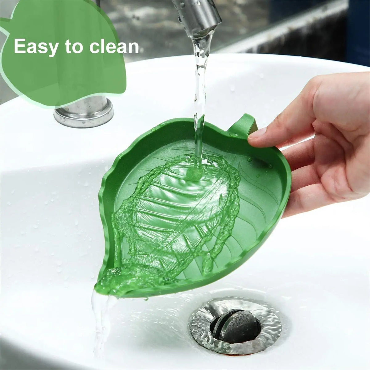 Leaf Shape Reptile Food & Water Bowl – Turtle, Lizard, Gecko Reptile Feeder Bowl Axl