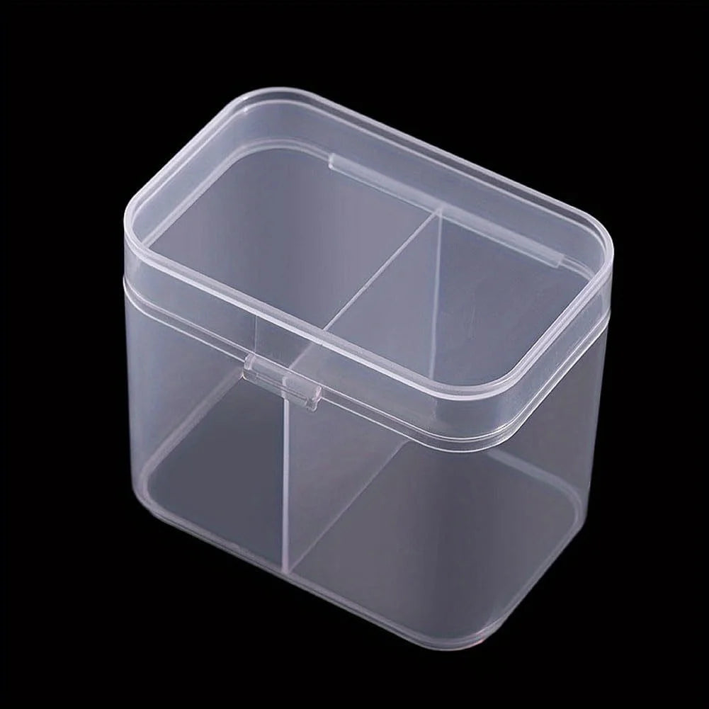 Nail Art & Makeup Pad Storage Box | Cotton Pad Organizer Makeup Storage Box Axl Clear
