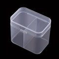 Nail Art & Makeup Pad Storage Box | Cotton Pad Organizer Makeup Storage Box Axl Clear