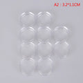 10-Pack Clear Acrylic Crystal Ball Display Stand – 3 Sizes Display Stand Base Axl 3.2x1.1CM