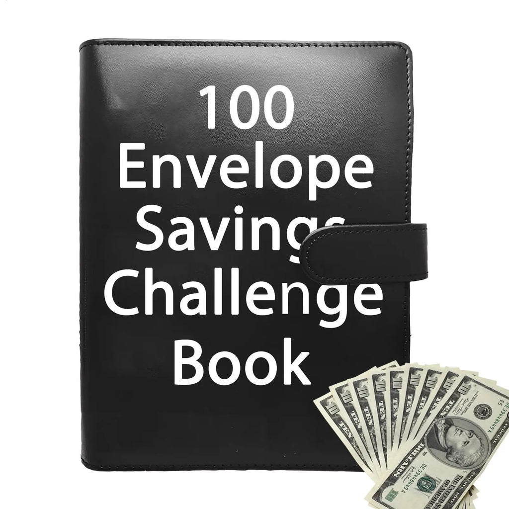 100 Envelope Challenge Binder – Budget Binder with Cash Envelopes Budget Savings Binder Axl