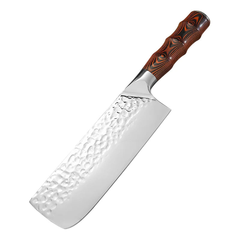 Stainless Steel Cleaver Knife – Wood Handle Butcher Kitchen Kitchen Cleaver Knife Axl Knife with cover