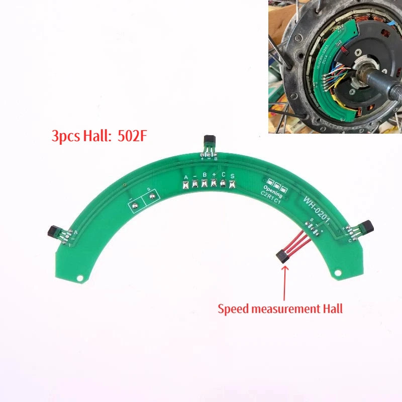 E-Bike Hall Effect Speed Sensor 502F 3144 PCB RPM Sensor E-Bike Speed Sensor Axl