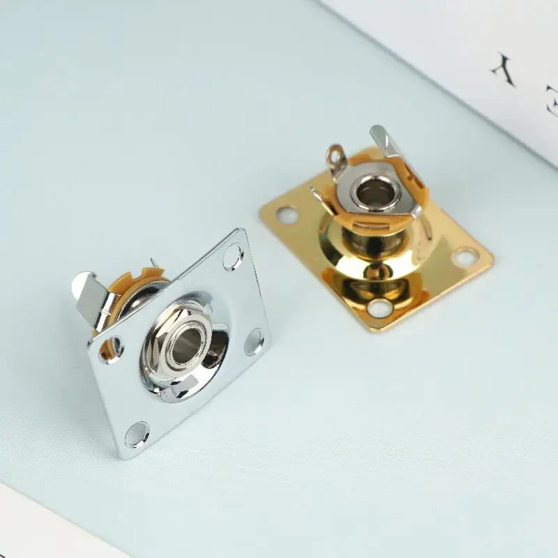Electric Guitar Output Jack Plate – Square Metal Socket Guitar Jack Plate Axl
