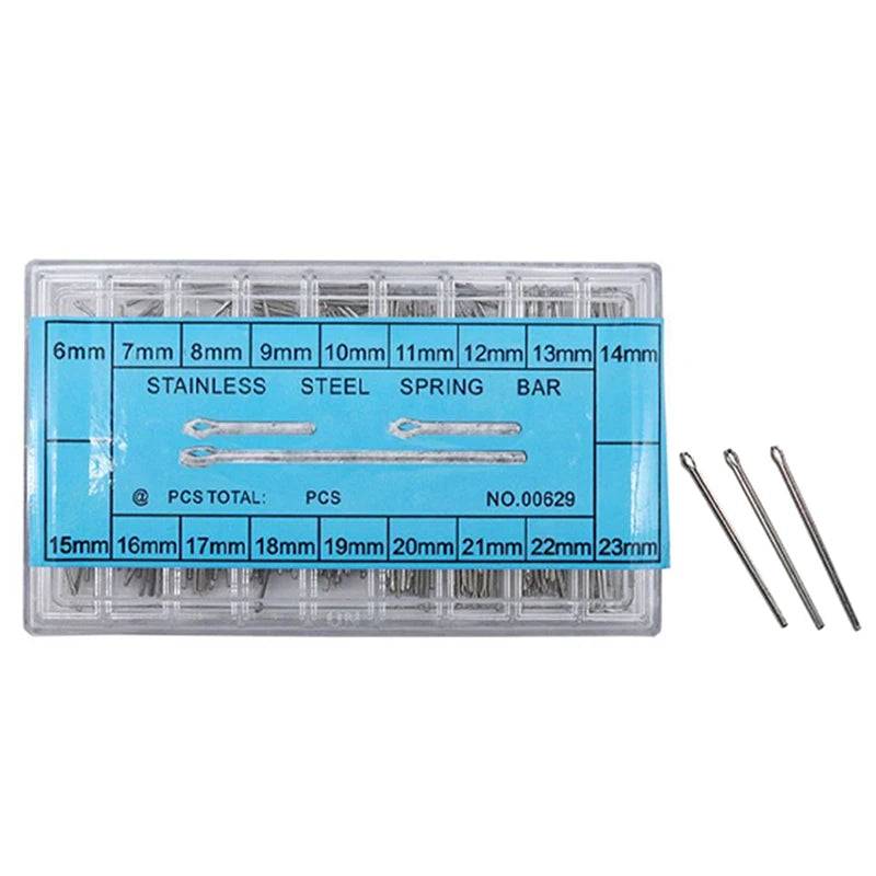 360 Pcs Watch Band Split Pins Kit – 18 Sizes Stainless Steel Watch Repair Kit Axl