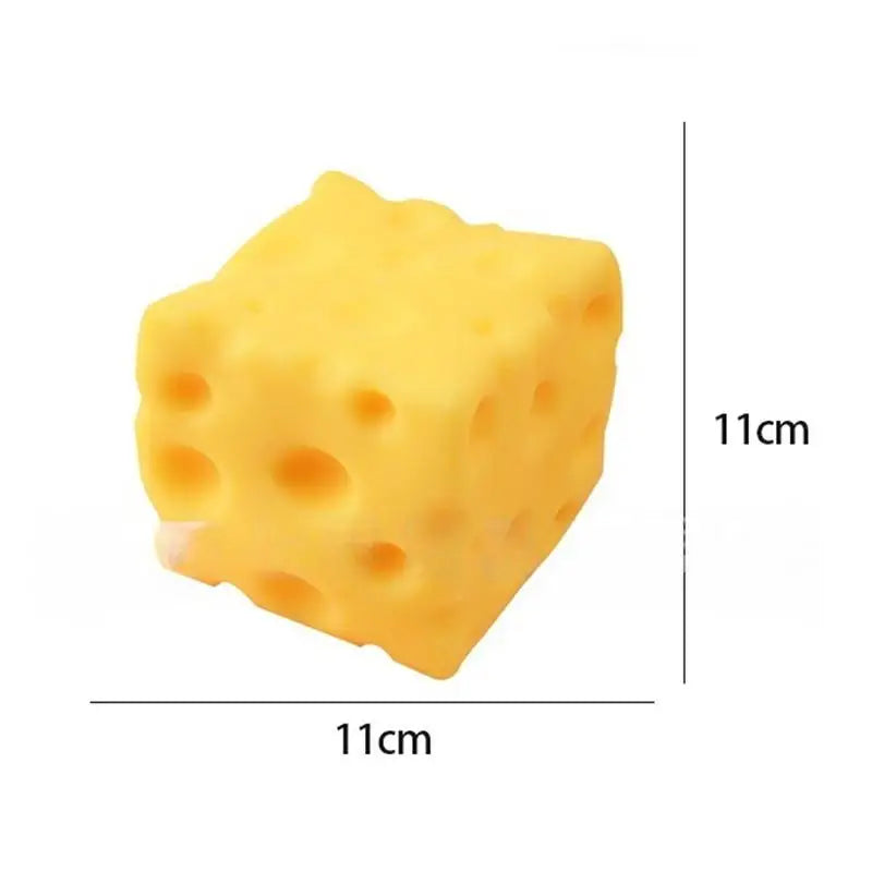 Giant Cheese Squeeze Toy – Extra Large Slow-Rise Fidget Ball Fidget Squeeze Toy Axl