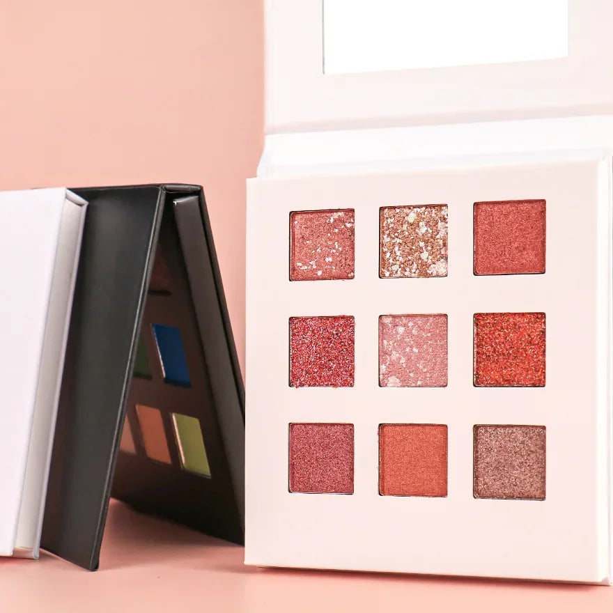 High Pigment Shimmer & Matte Eyeshadow Palette – 9 Shades, Vegan Eyeshadow Palette Axl
