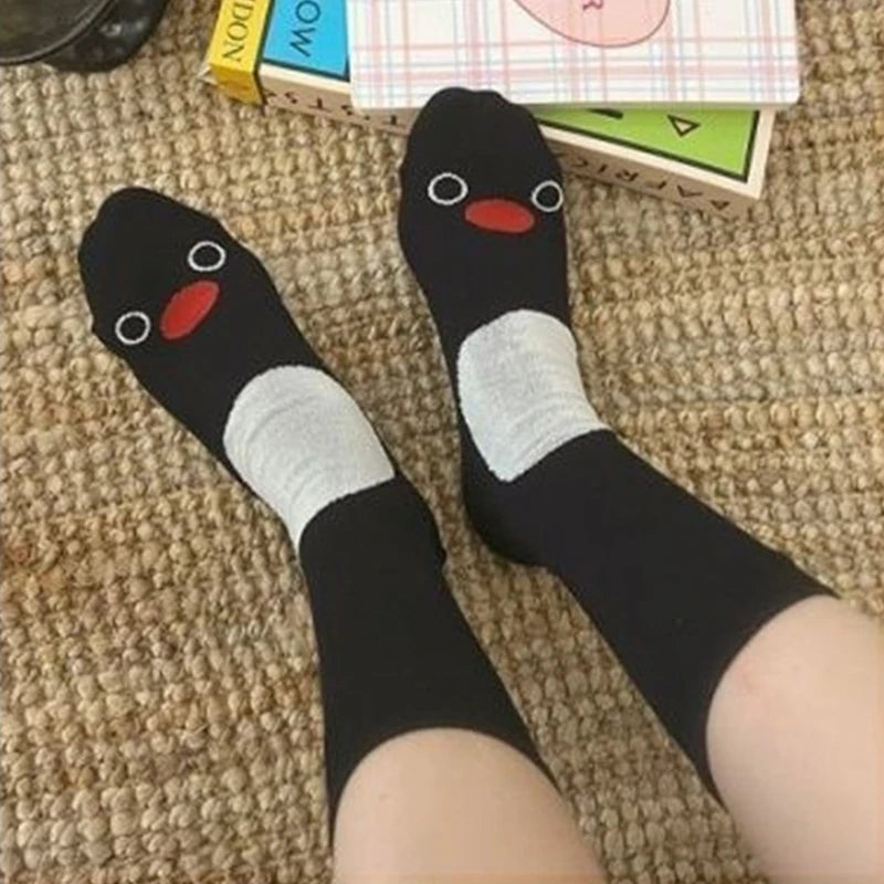 Novelty Garden Eel & Shark Mid Socks – Breathable Cotton Gift Novelty Mid Socks Axl One Size A1