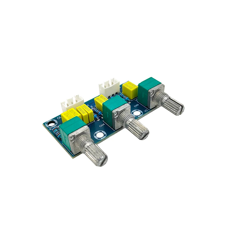Passive Tone Control PCB Board – 2-Channel Bass & Treble Module Audio Preamp Module Axl