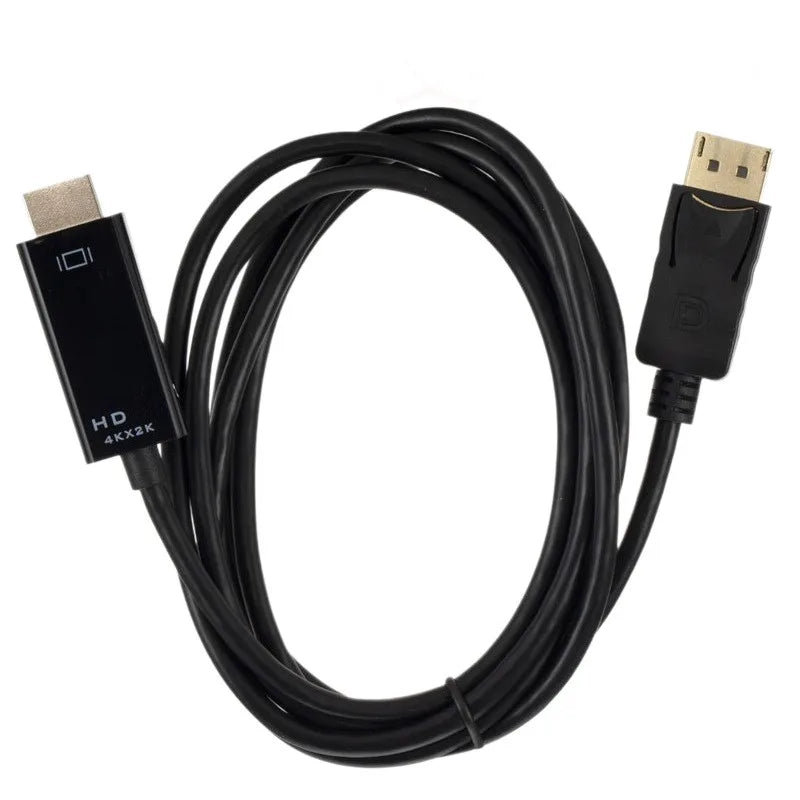 4K DisplayPort to HDMI Adapter Cable – DP to HDMI Converter Display Adapter Cable Axl