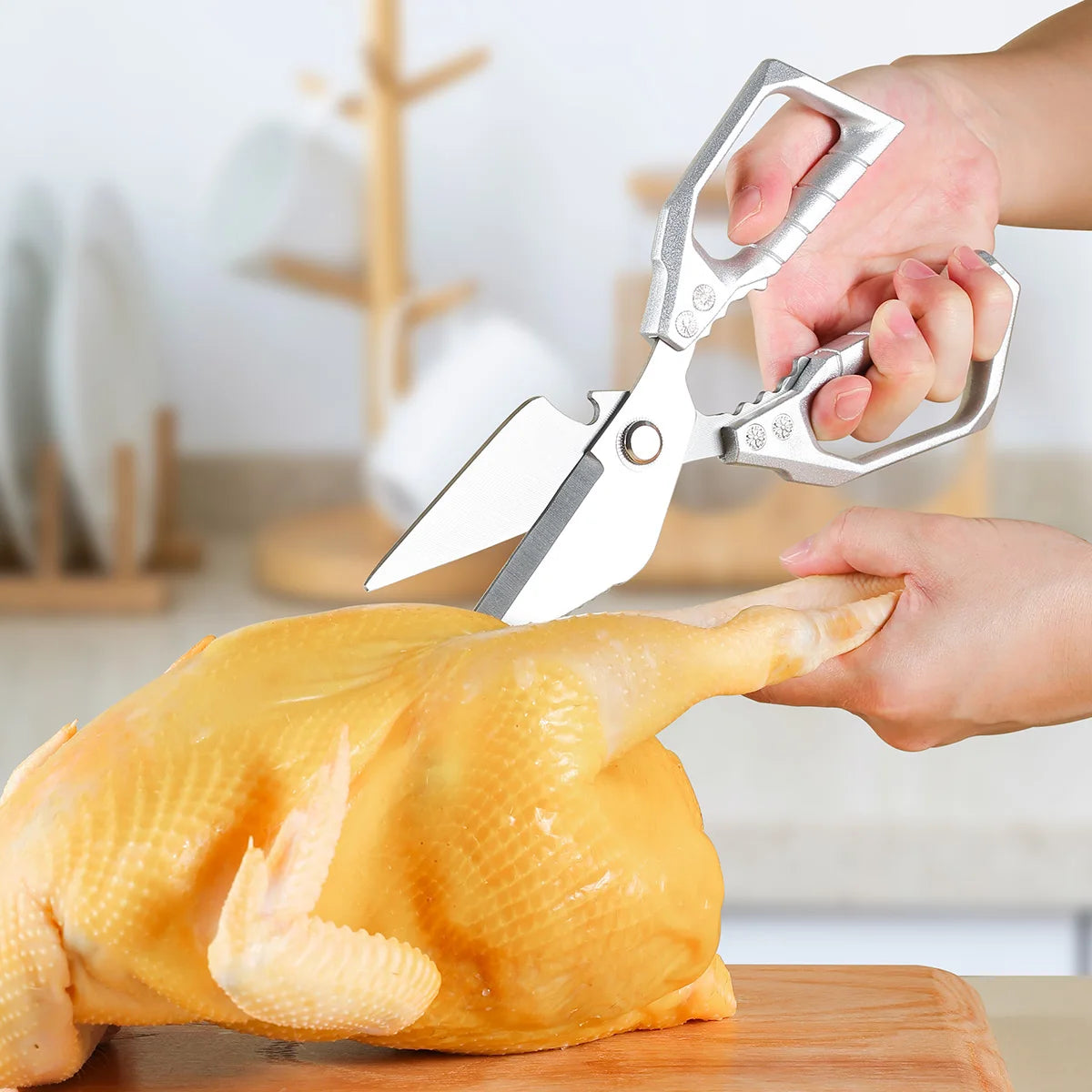 Heavy Duty Stainless Steel Kitchen Shears | Meat Scissors Kitchen Shears Axl