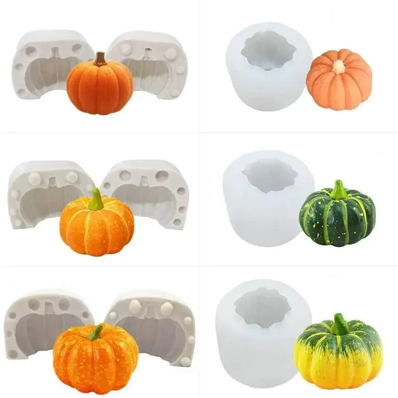 Pumpkin Silicone Mold – DIY Candle, Soap & Baking Mold Silicone Craft Mold Axl