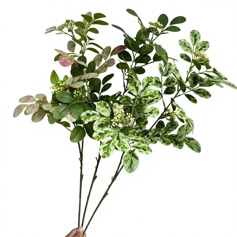 Artificial Locust Leaf Greenery Stems | Indoor & Outdoor Décor Artificial Foliage Stems Axl