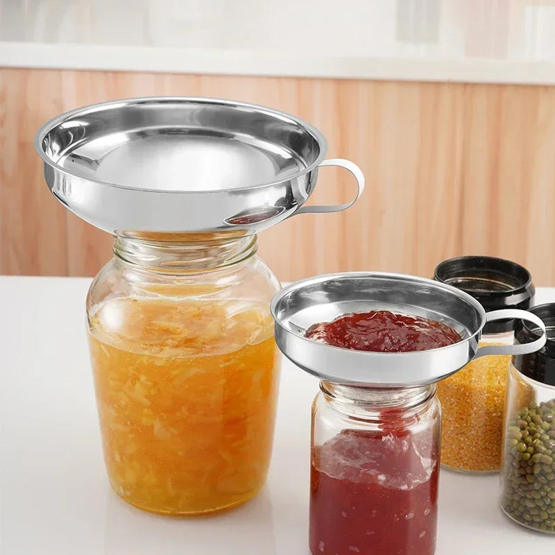 Wide Mouth Canning Funnel – Food-Grade Stainless Steel Kitchen Canning Funnel Axl