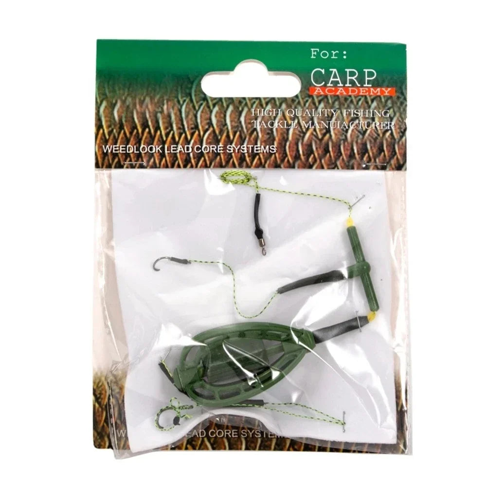 Carp Feeder Cage Rig 35g–48g | European Bait Feeder Set Fishing Feeder Rig Axl