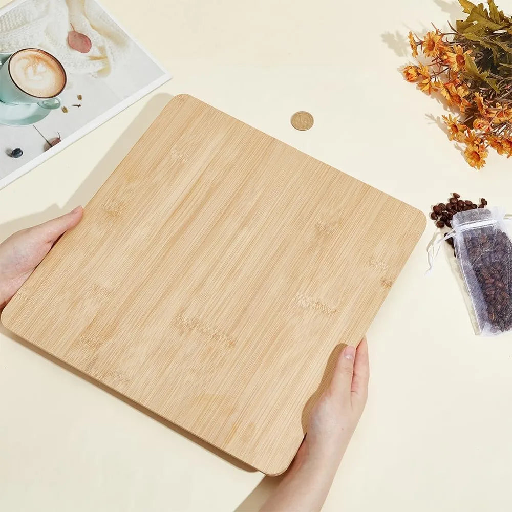 Bamboo Sliding Tray for Coffee Machine | Non-Slip Kitchen Tray Kitchen Appliance Tray Axl