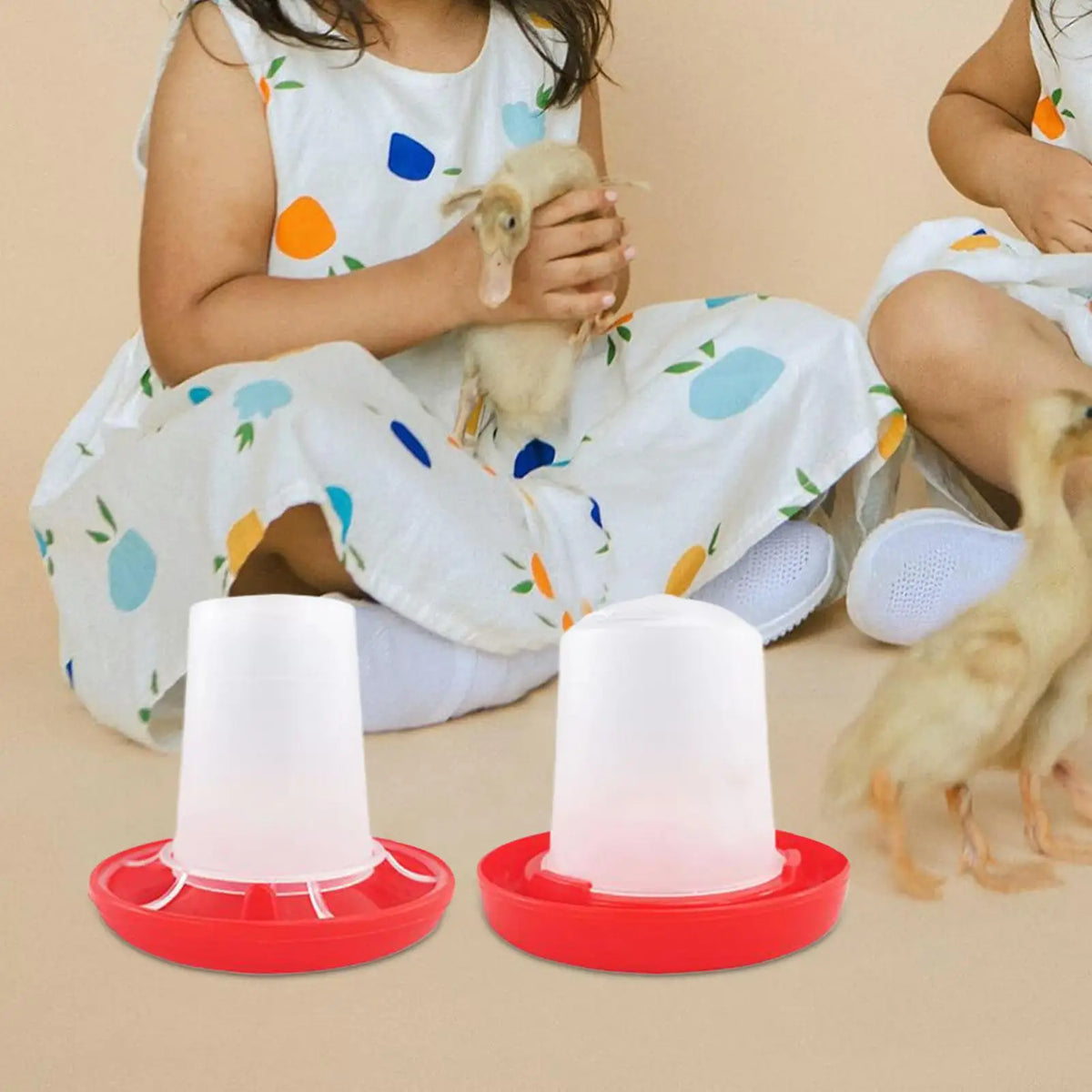 Automatic Chicken Waterer & Feeder Set | Gravity-Fed Poultry Poultry Waterer Feeder Axl