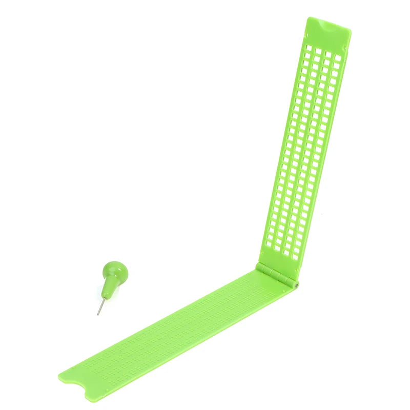 Plastic Braille Writing Slate with Stylus | Portable Practice Braille Writing Slate Axl
