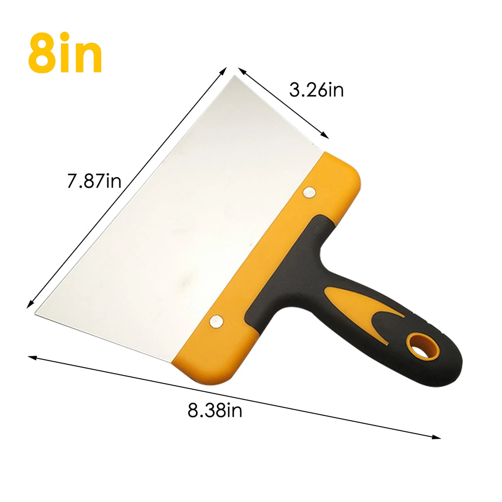 Stainless Steel Dough Scraper & Chocolate Coating Spatula Dough Scraper Spatula Axl big 8inch