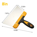 Stainless Steel Dough Scraper & Chocolate Coating Spatula Dough Scraper Spatula Axl big 8inch