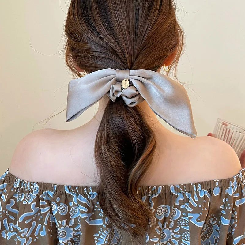 Bow Hair Band for Women – Ribbon Hair Rope Accessory Bow Hair Band Axl