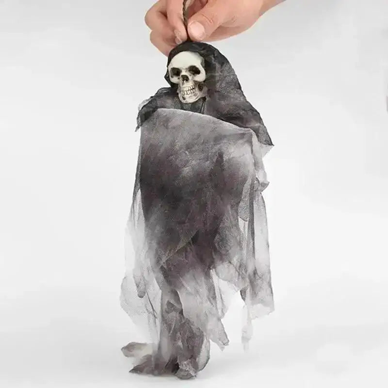 Halloween Hanging Ghost Skull Ornament – Haunted House Prop Halloween Hanging Ornament Axl B