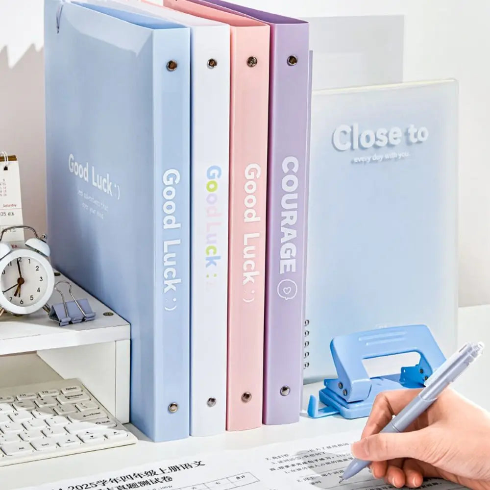 A4 Loose Leaf File Folder | Transparent Exam Paper Storage Bag File Folder Axl