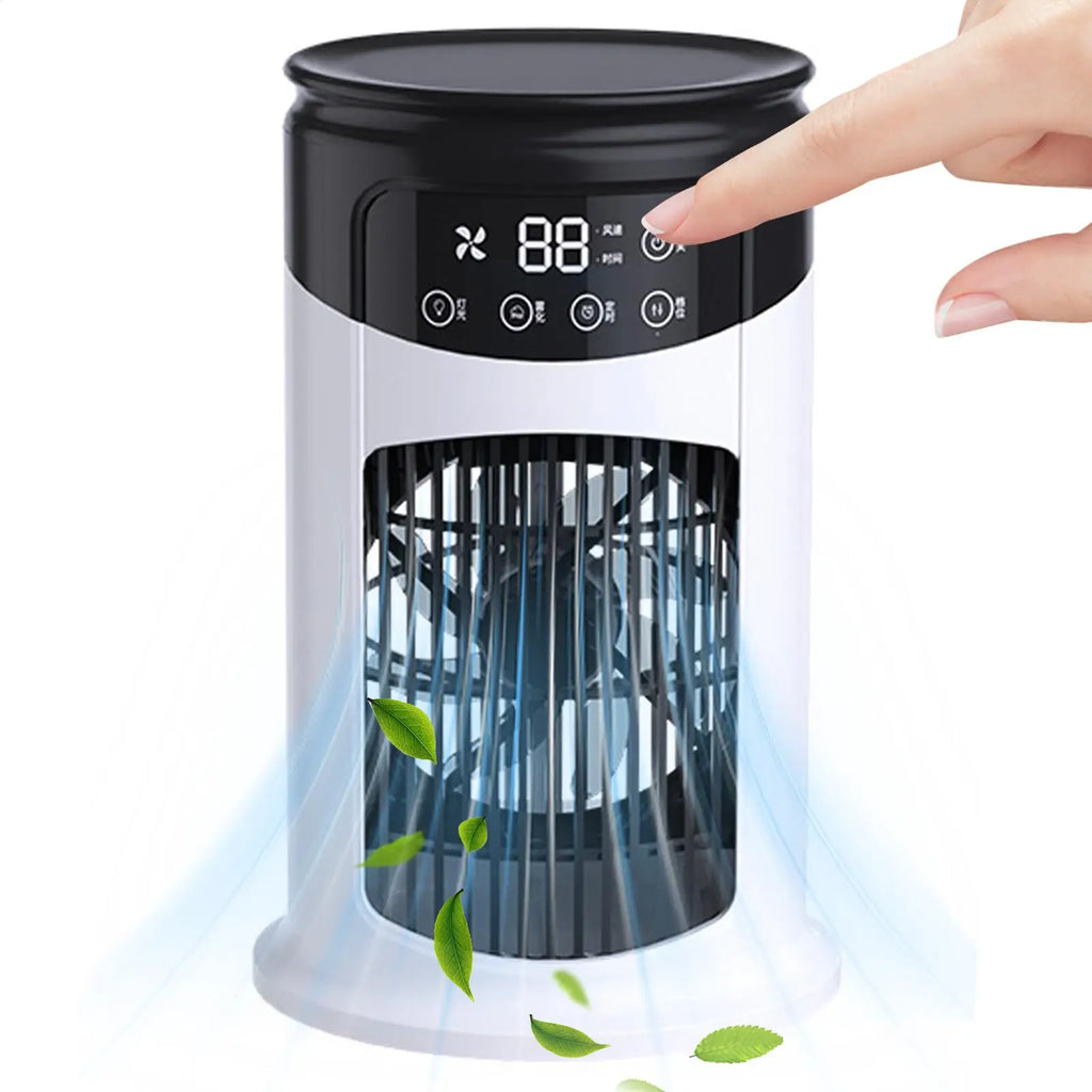 Portable Evaporative Air Cooler – 6-Speed Fan & Humidifier Evaporative Air Cooler Axl