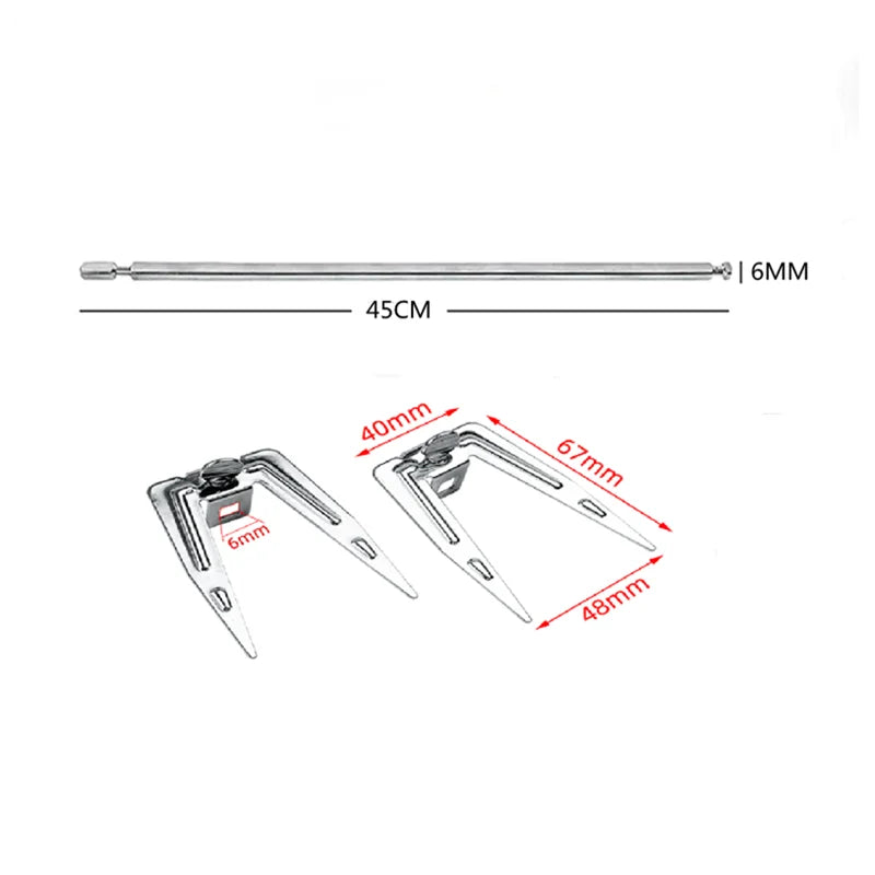 Rotisserie Chicken Skewer Rack – Steel BBQ & Oven Roasting Fork Rotisserie Roasting Rack Axl