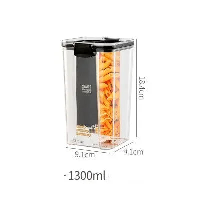 Airtight Transparent Food Storage Containers 460–1300ml Food Storage Containers Axl 1300ml
