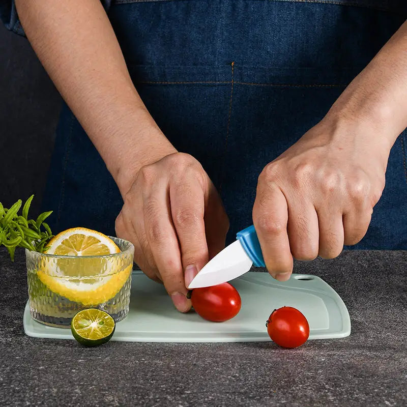 Ceramic Fruit Knife Set – Portable Mini Slicer with Cover Ceramic Fruit Knife Axl