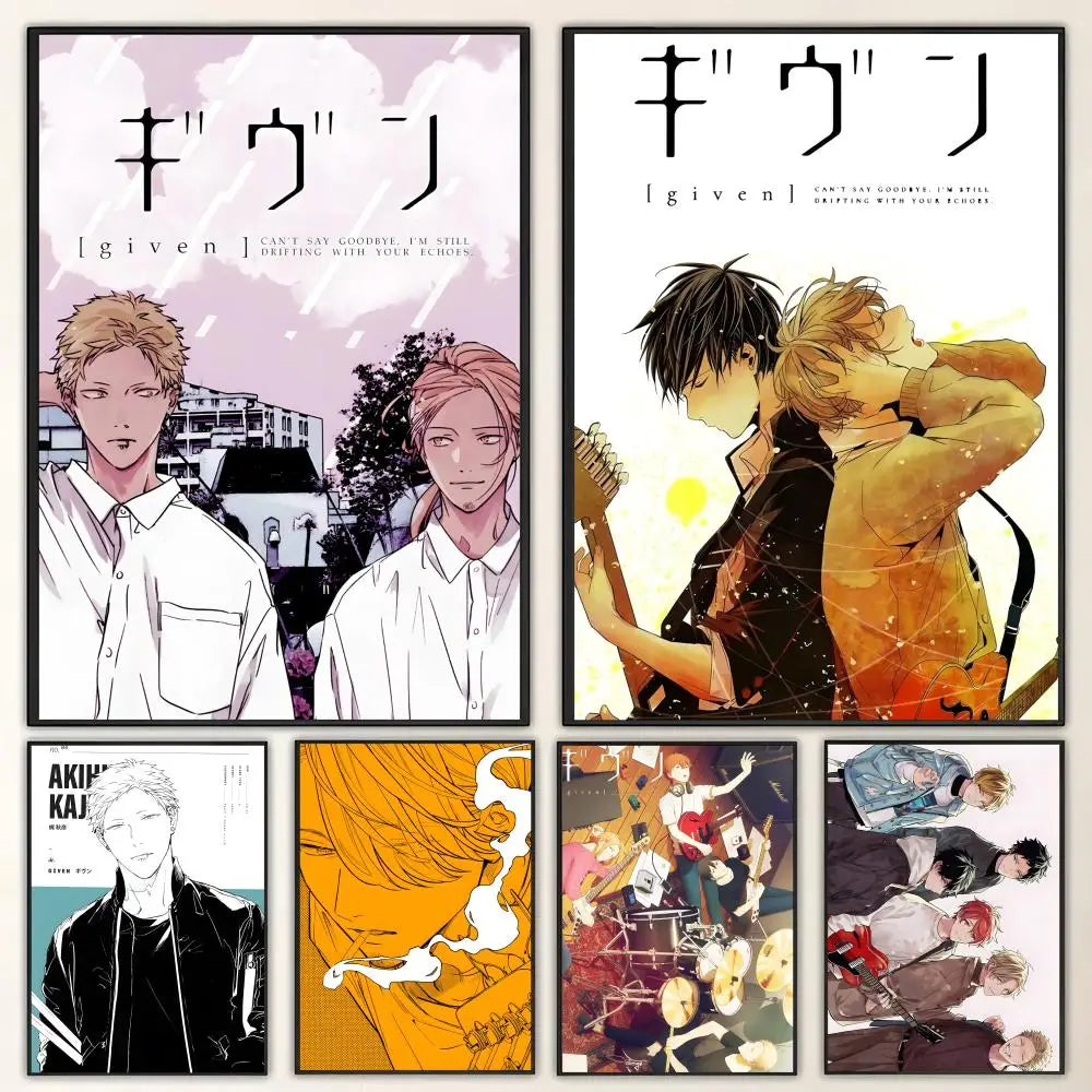 Anime Given HD Poster – Waterproof Sticky Wall Art Decor Anime Wall Poster Axl
