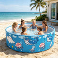 Foldable Kids Pool 90x45cm – No-Inflate Kiddie & Pet Pool Foldable Kiddie Pool Axl Default Title