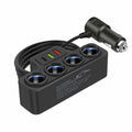 Baideluo 7-in-1 Car Charger – 2 USB, PD & 4 Sockets Car Charger Axl CH64