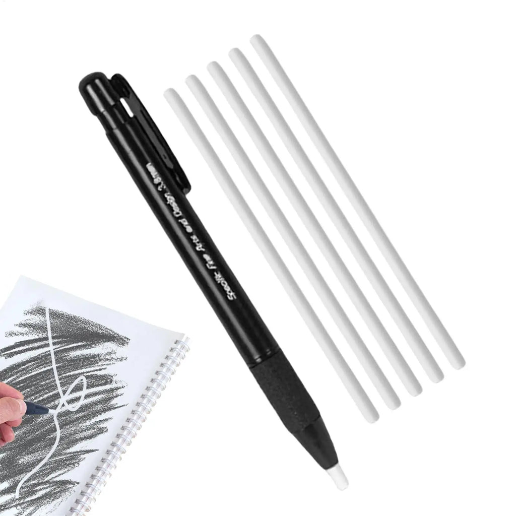 Retractable Eraser Pen – Refillable Mechanical Art Eraser Mechanical Eraser Pen Axl