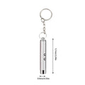 Cat Laser Pointer Toy Pen – LED Light & Keychain Flashlight Cat Laser Toy Axl Silver