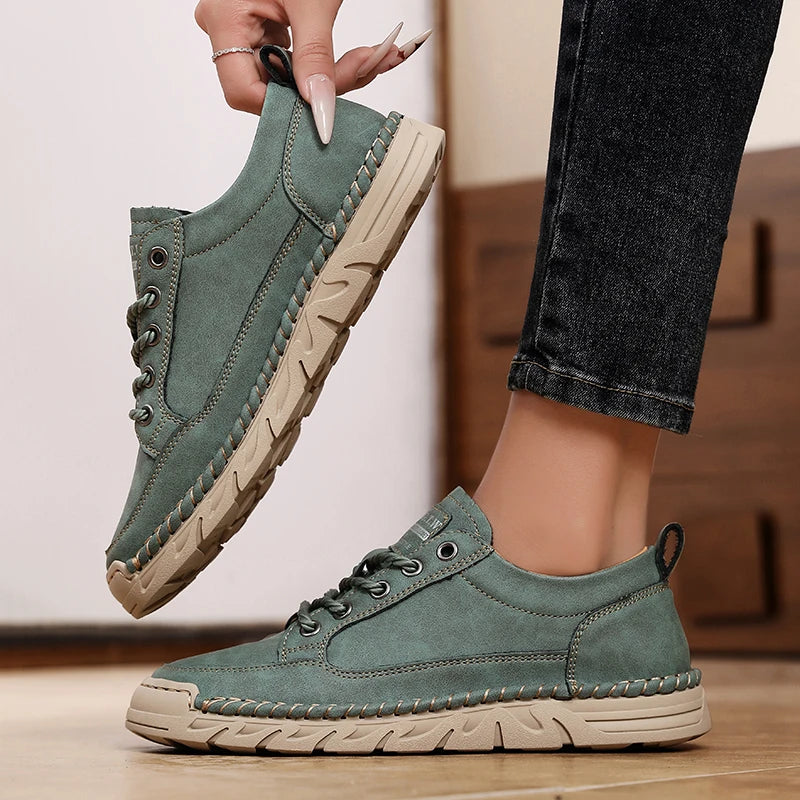 AZGB Women's Retro Casual Sneakers – Thick Sole Anti-Slip Shoes Women's Casual Sneakers Axl