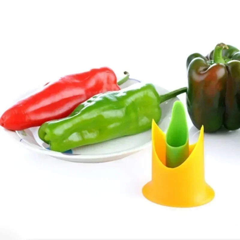 2-Piece Pepper & Tomato Corer Set – Easy Seed Remover Tool Vegetable Corer Set Axl