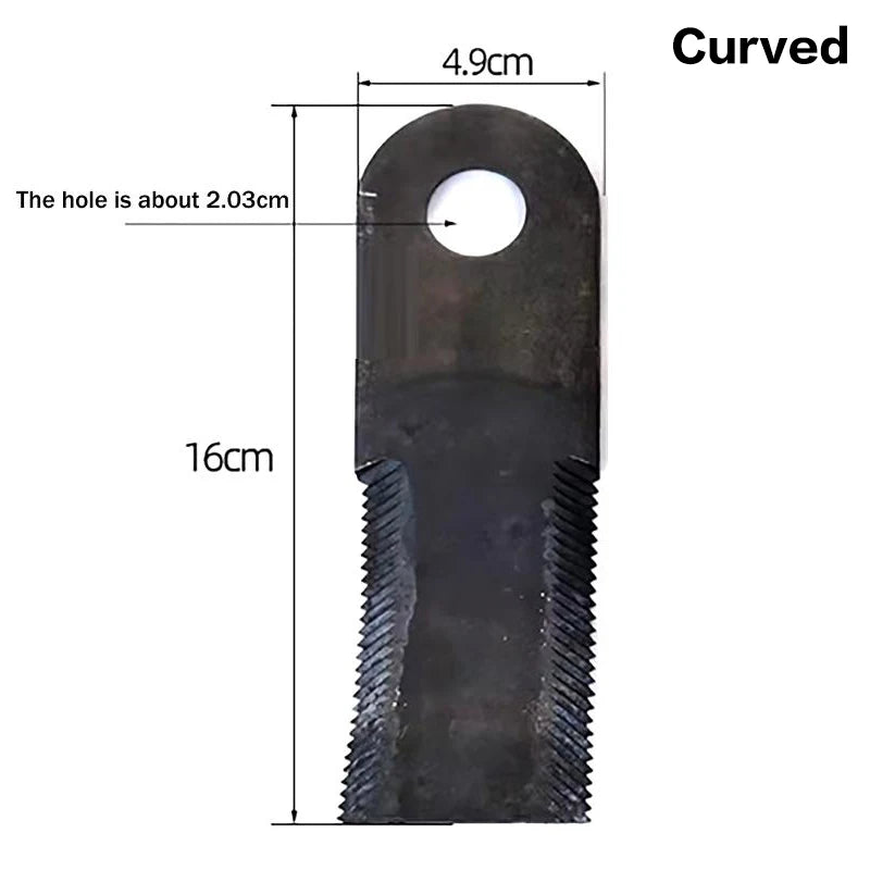 Grass Shredder Serrated Hammer Blade – Lawn Mower Accessory Lawn Mower Blade Axl A7