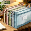 5-Pack A4 Mesh Storage Pouches – Double Zipper, Breathable Mesh Storage Pouch Axl Mixed- 5pcs