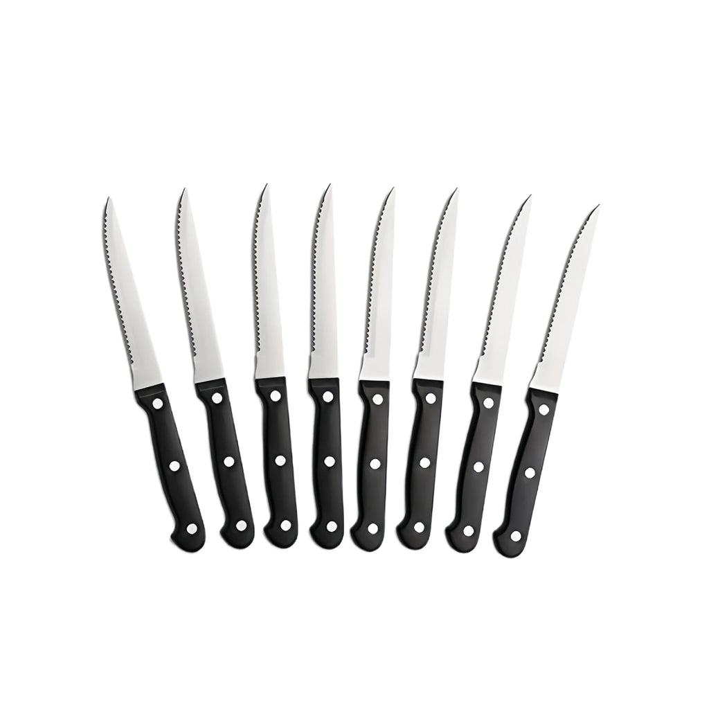 Steak Knife Set 4–16 Pcs | Full Tang Serrated Stainless Steel Steak Knife Set Axl 8 Pcs Steak Knife