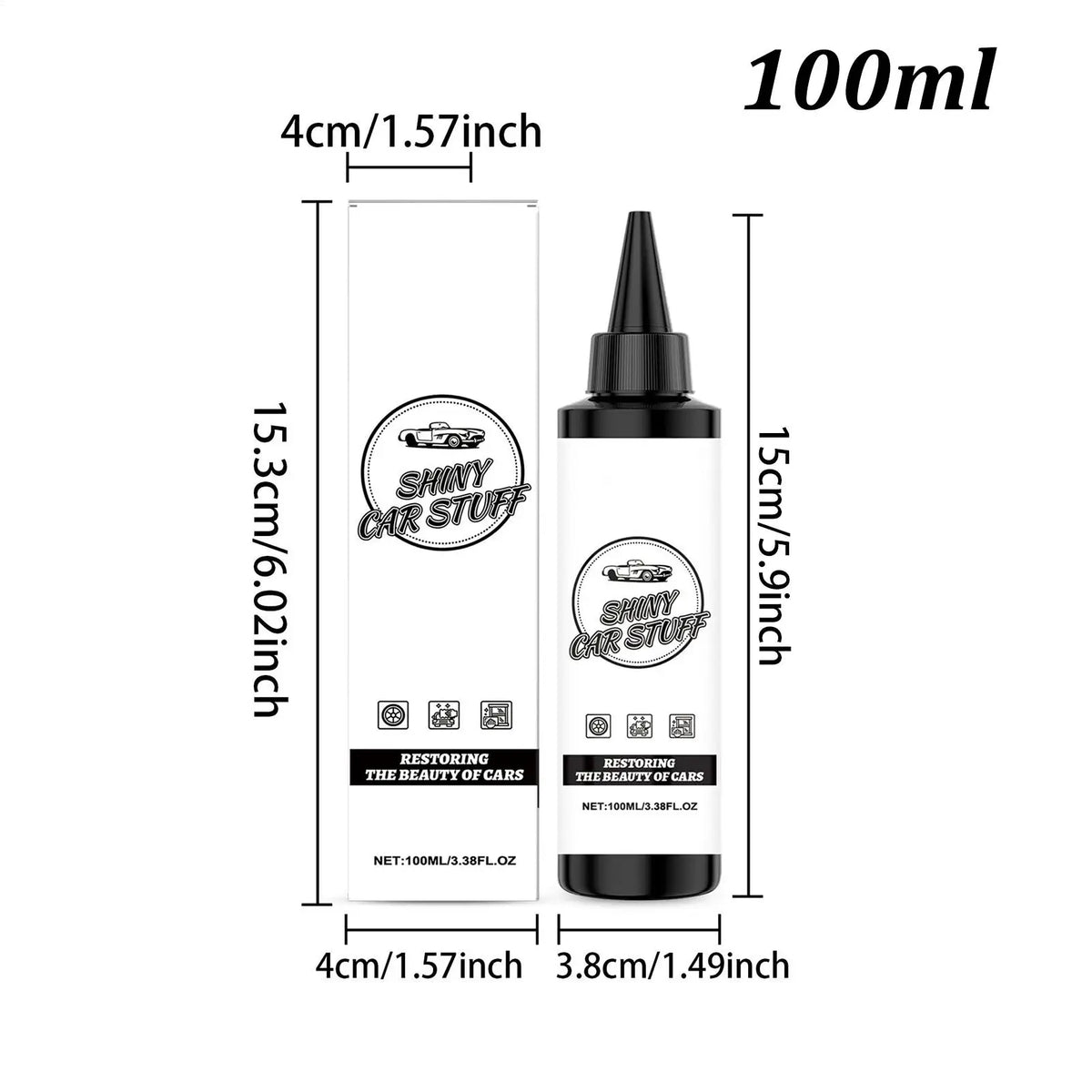 100ml Car Coating Spray – High-Gloss UV Auto Polish Car Coating Spray Axl