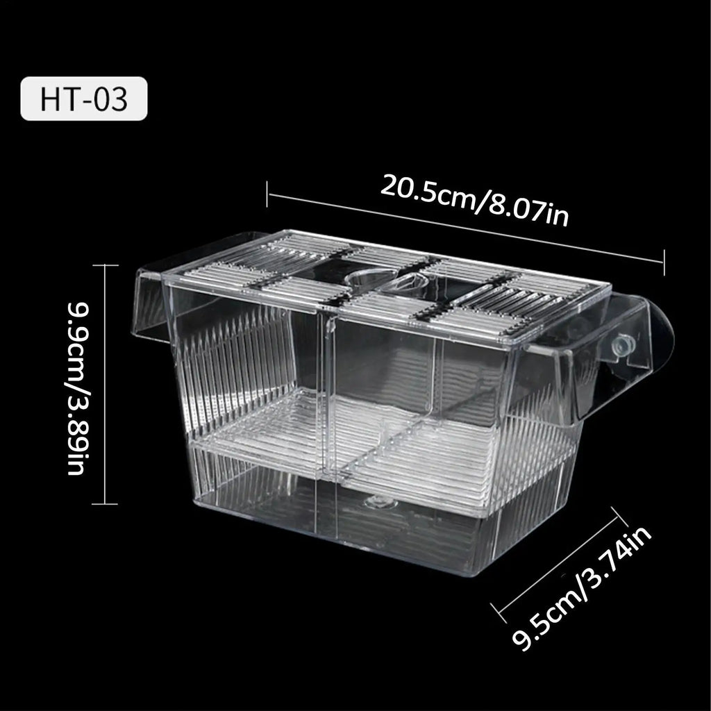 Acrylic Fish Breeding Box – Aquarium Nursery & Hatchery Aquarium Breeder Box Axl