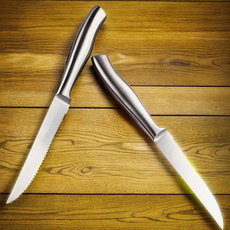 Stainless Steel Steak Knife Set – 4, 6 & 8 Pcs Serrated Steak Knife Set Axl